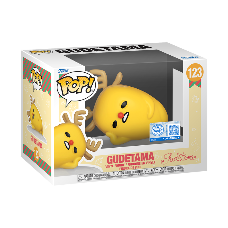 📦訂購 美國代購 Funko POP! Sanrio Gudetama (Reindeer Outfit) Figure 蛋黃哥 模型