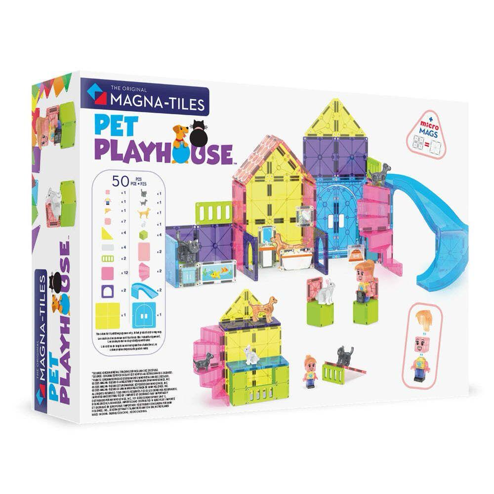Magna-Tiles - 磁力積木寵物樂園套裝 50 件組