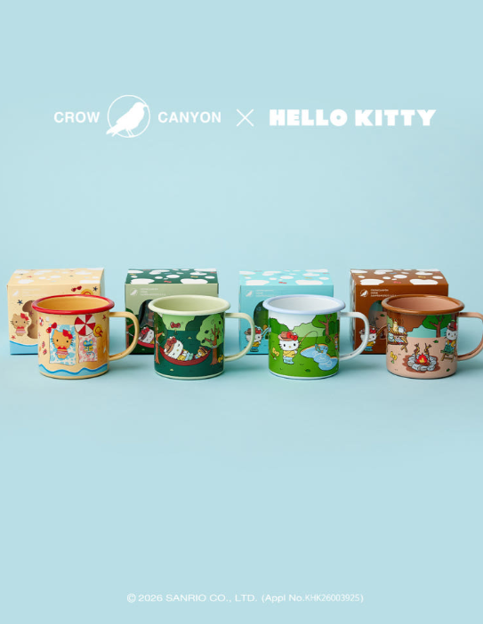 韓國 Sanrio - Hello Kitty x crow canyon Tanning 碗碟系列