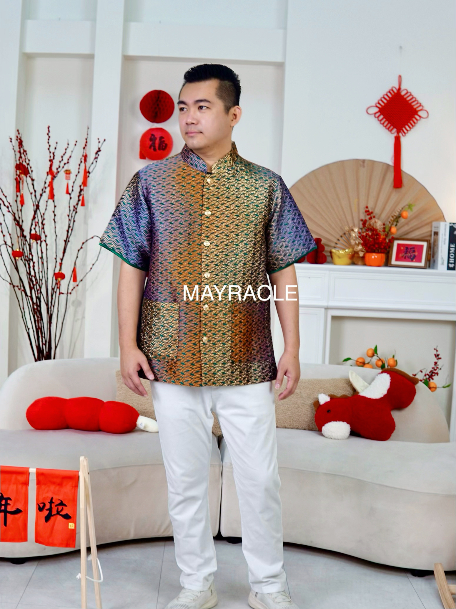 CNY 2027 Oversized Radiance Men Shirt (Pre-order)