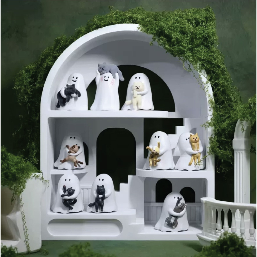 Ghody貓幽靈夜光公仔