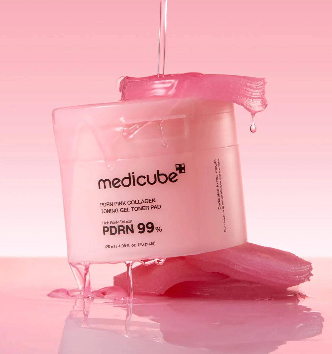 Medicube PDRN 粉紅膠原蛋白爽膚棉 (PDRN Pink Collagen Toning Gel Toner Pad) (120g = 70片).  ✅ 現貨 ✅ ‼️ 售完即止‼️