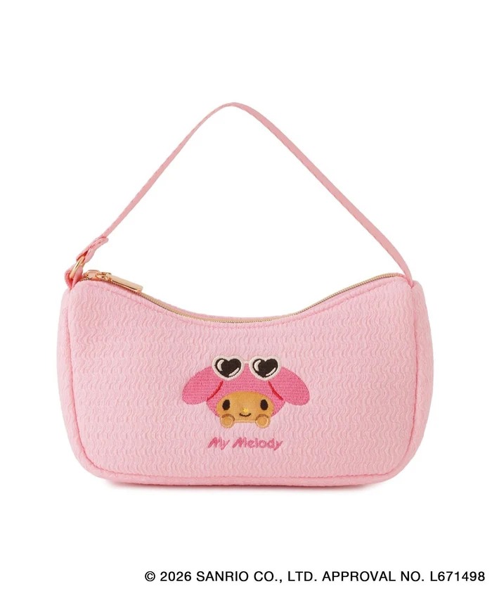 🎀【預訂】ROPE' PICNIC x Sanrio 曬黑刺繡手提袋 - My Melody