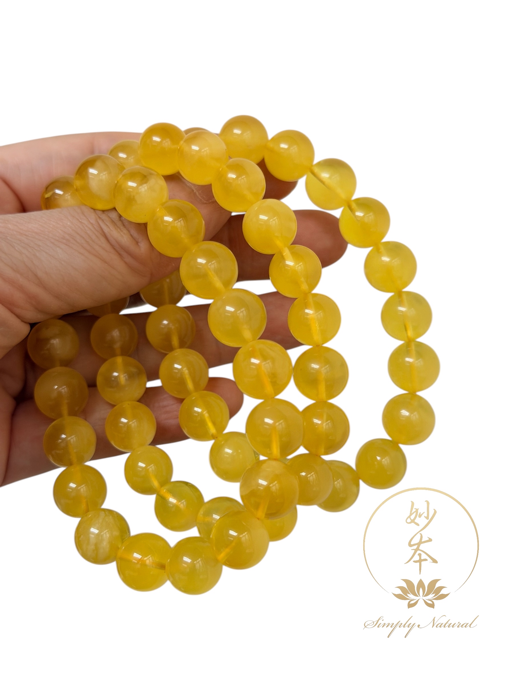 10mm 波羅的海蜜蠟（單圈）都穆法王+護法殿加持