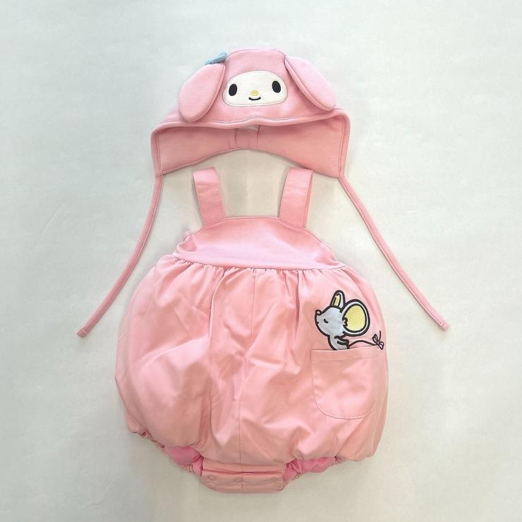 🇯🇵限量預訂 日本直送🇯🇵Just Hug Me系列My Melody造型吊帶包屁衣帽子套裝