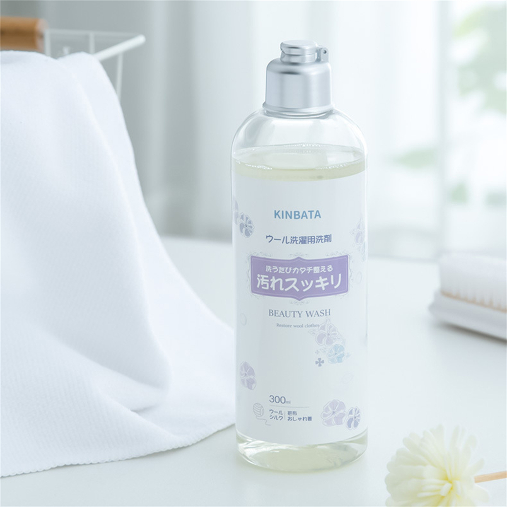 kinbata 羊毛蓬鬆劑 羊絨織品 衣服縮水還原劑 衫褲洗滌劑 柔順衣物 300ml [平行進口] HK2713