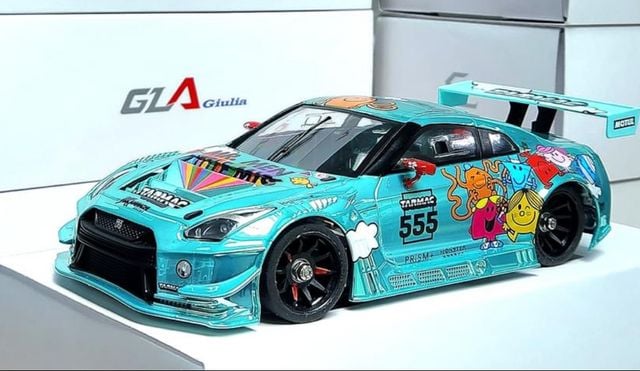 Nissan GT-R R35 GT3 98mm Body GL-NISSAN-GT3-003 | HRC Mini-Z Arena