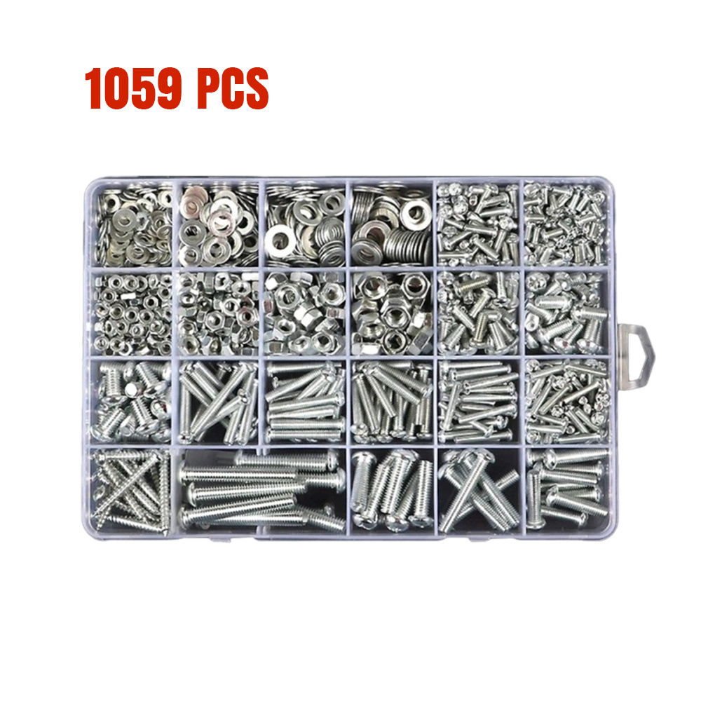 家用螺母螺帽螺釘墊片套裝 D套裝 24種 (M3,M4,M5,M6) UA0549