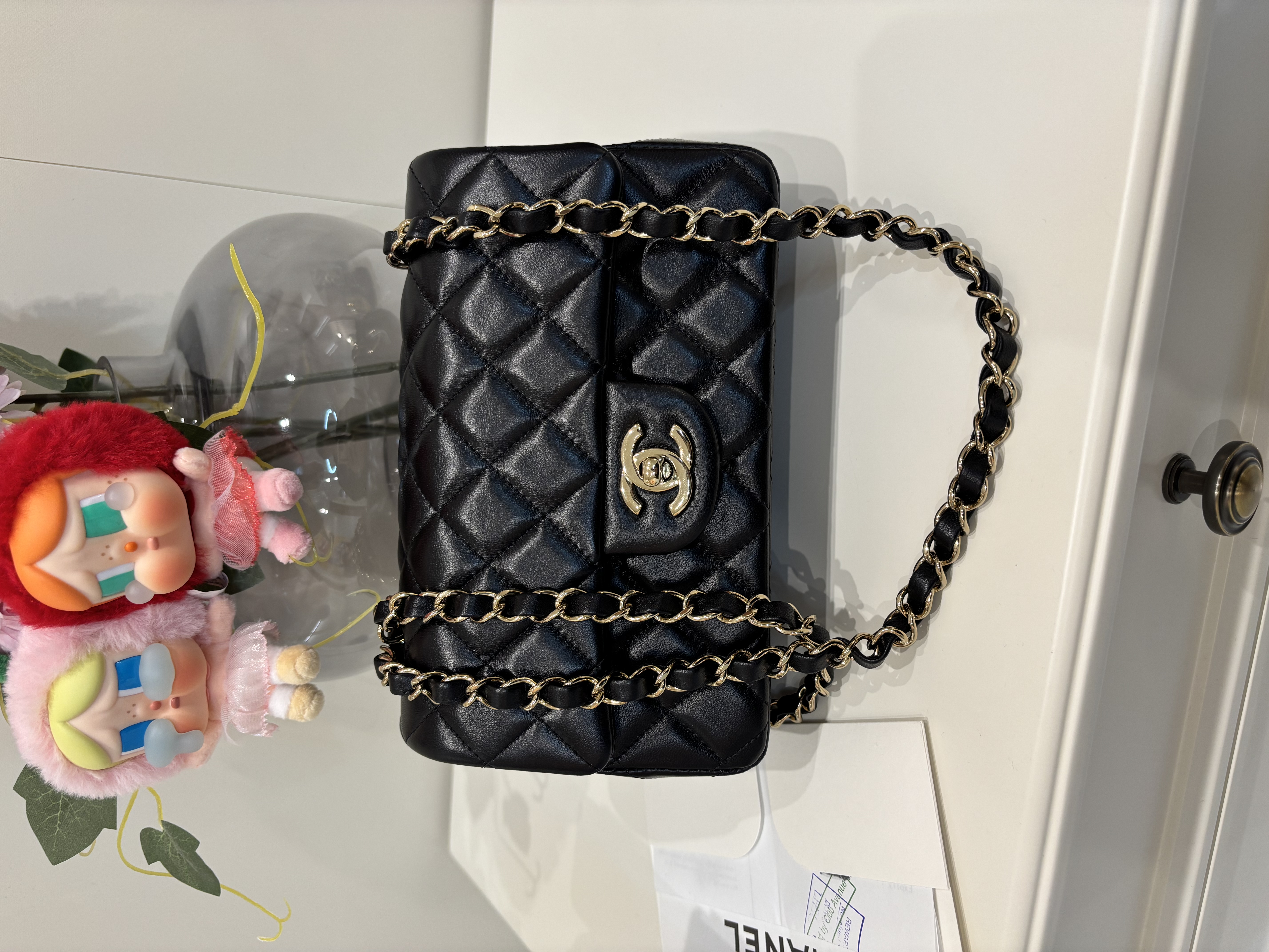 Chanel mini flap bag A69900 20cm classic flap 100%Authentic, 98%New ✅專門店收據✅晶片✅塵袋✅盒 