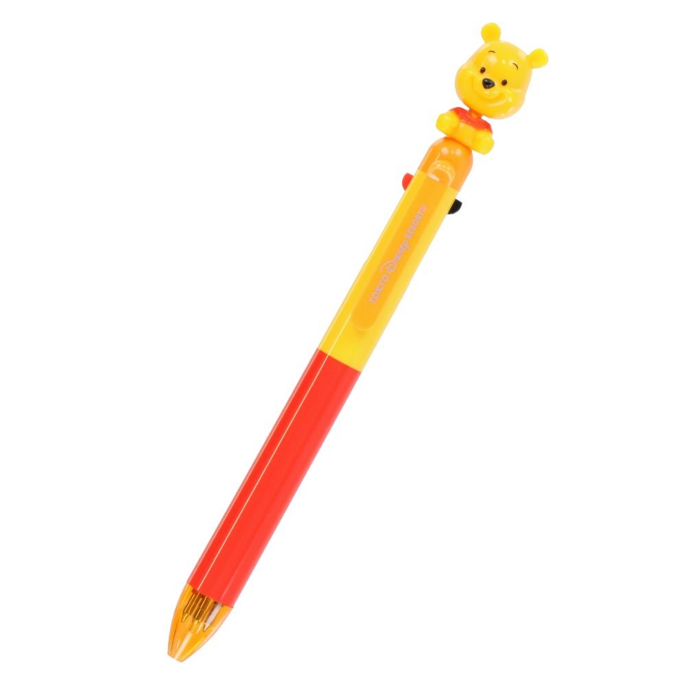 現貨｜【日本 Disney Store 限定】Winnie the Pooh 小熊維尼 日本版 搖頭 4用筆 3色原子筆 + 鉛芯筆 059641