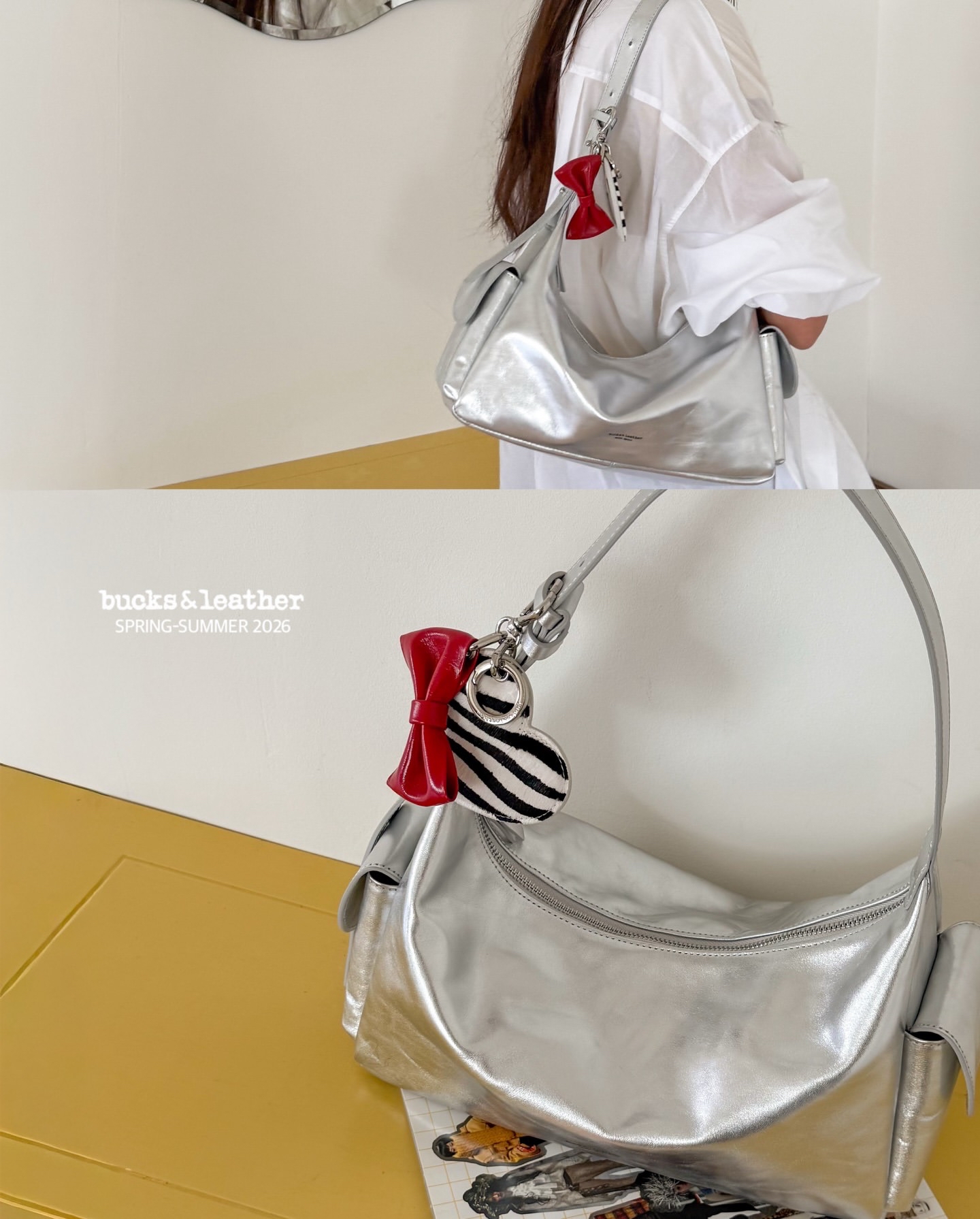 【26SS】 預訂_Ribbon Keyring By Bucks & leather