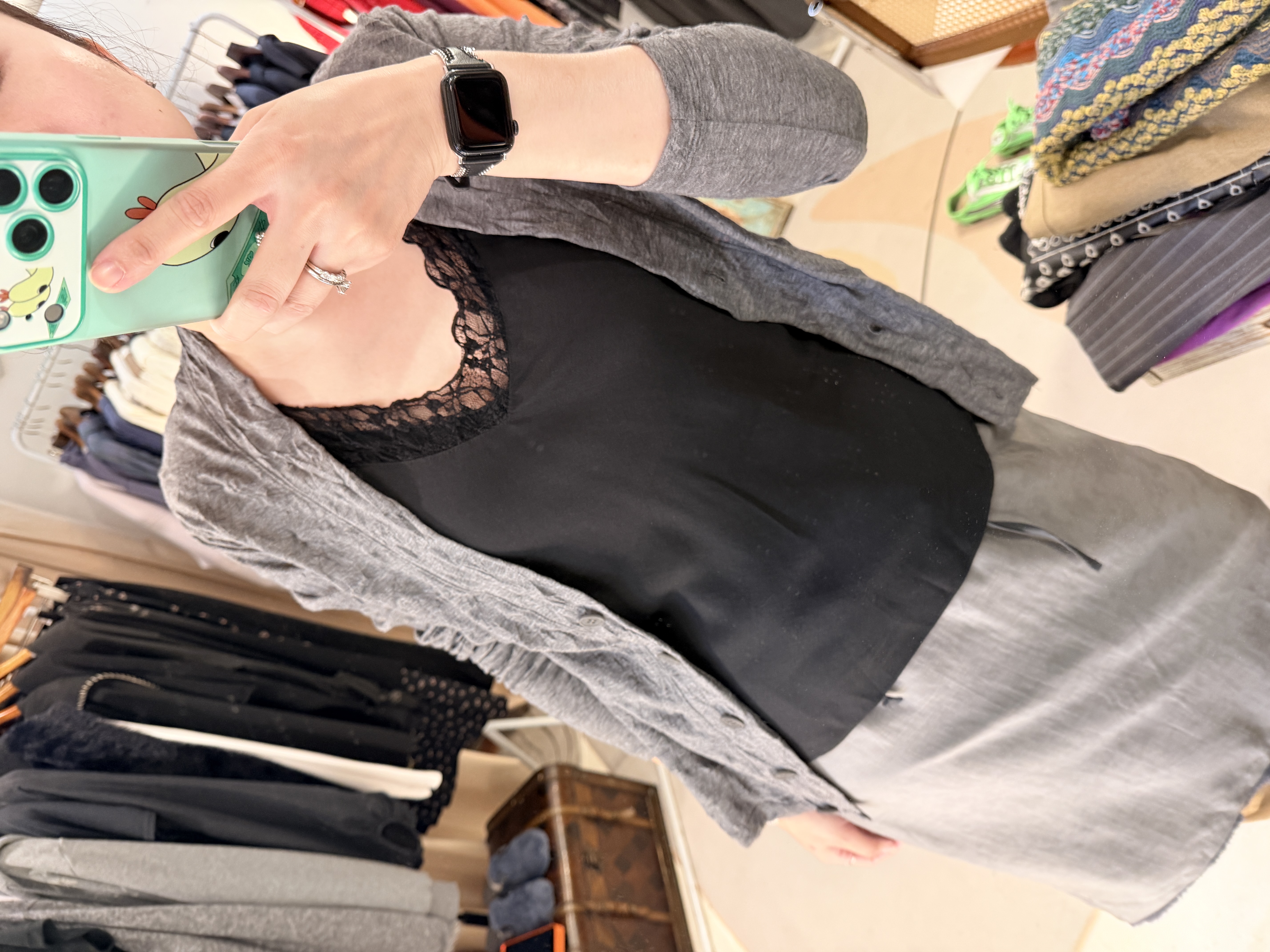 Details cotton cardigan