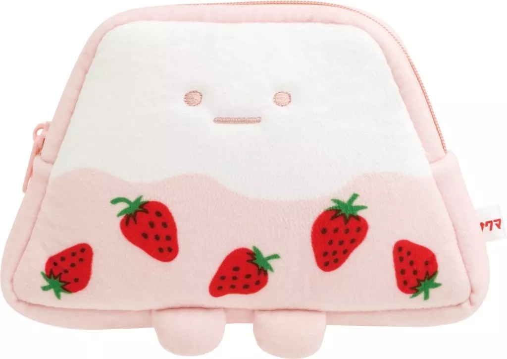 「預訂」san-x角落生物草莓富士山收納包