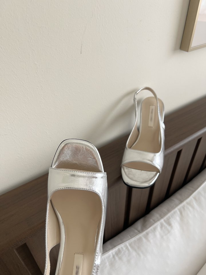 Open-toe Slingback (4 colors)