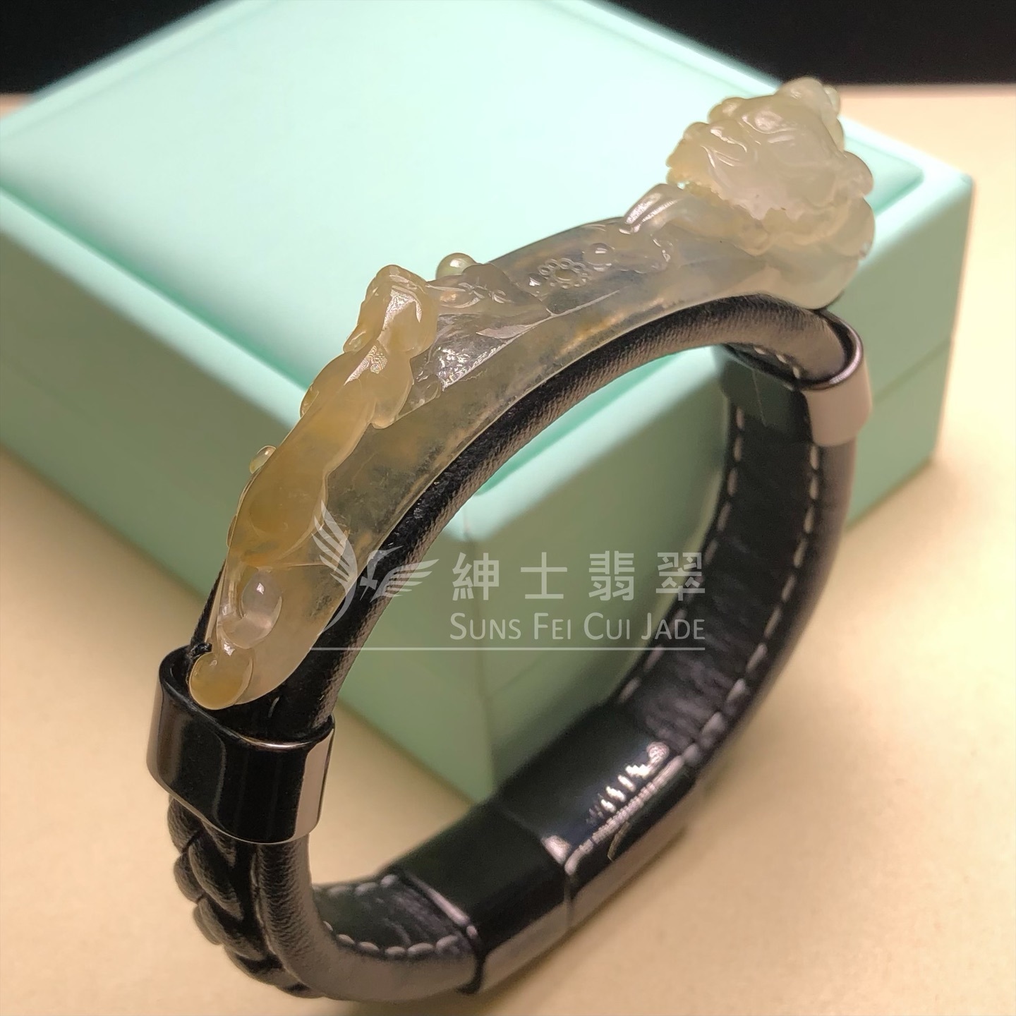 冰黃望子成龍皮手繩