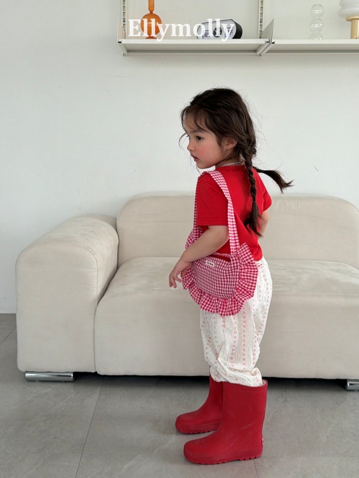 Ellymolly | Check Bag (Red)
