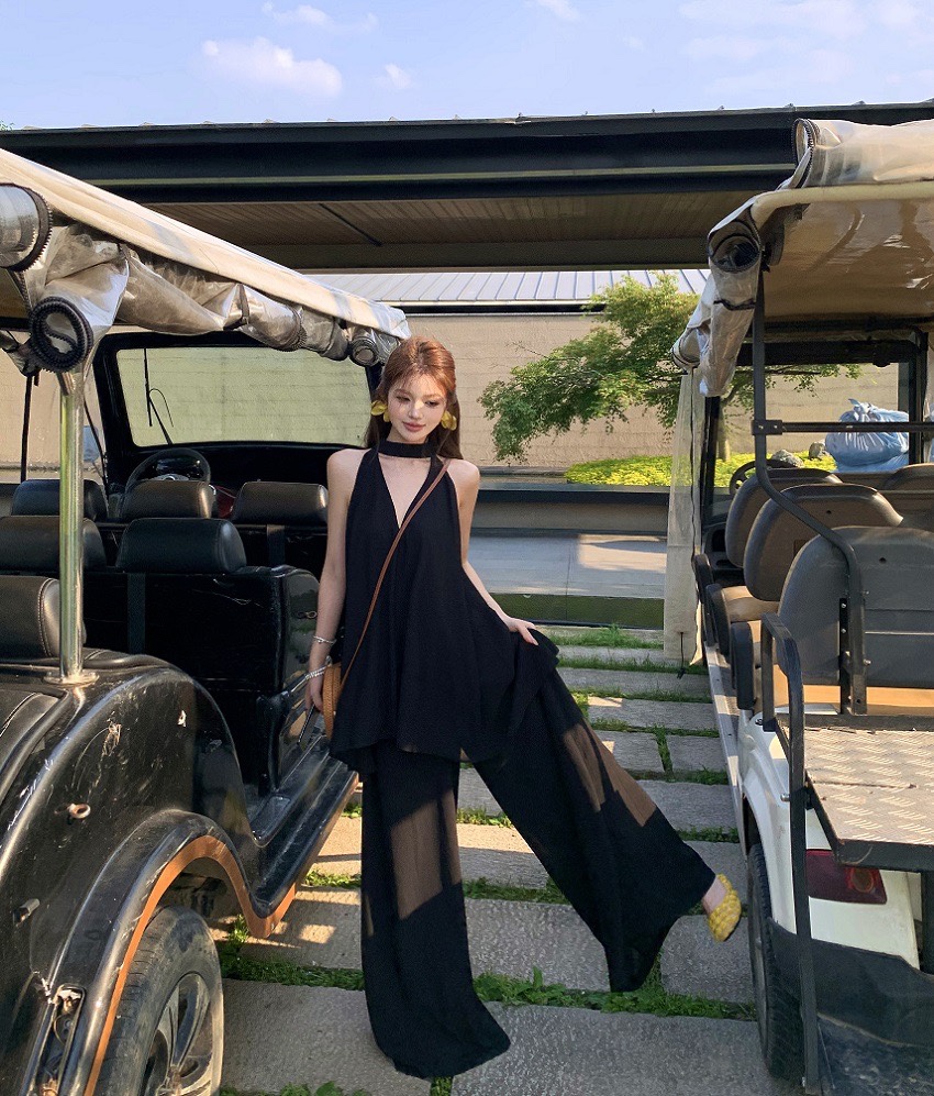 1790 Velvet Shadow Halter Set 丝绒暗影挂脖套装