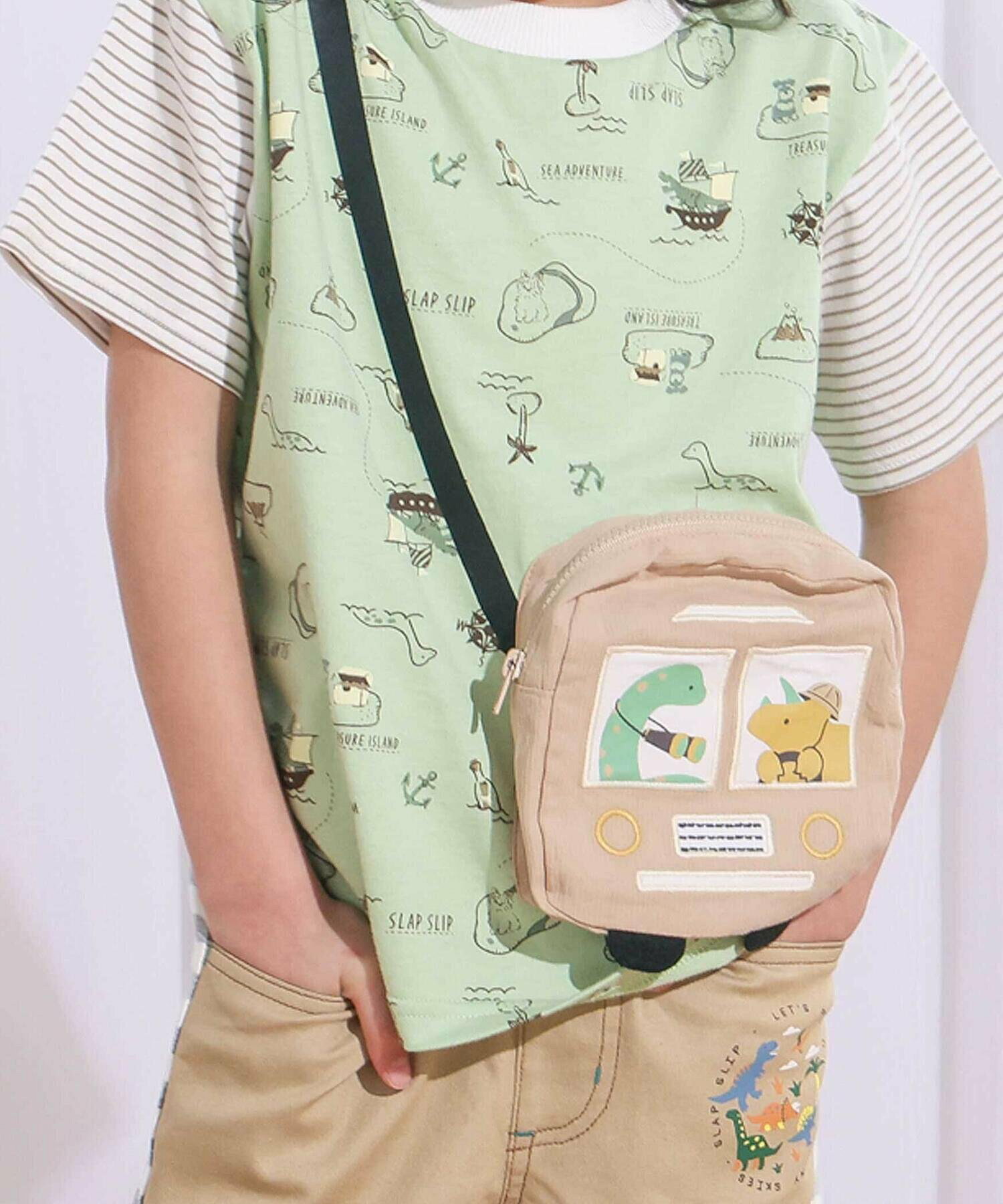 🆕【⭐訂購⭐】  日本直送🌀趣味恐龍立體小肩包 短袖Tee［2款選］🌀[ELDA-0030][260423]