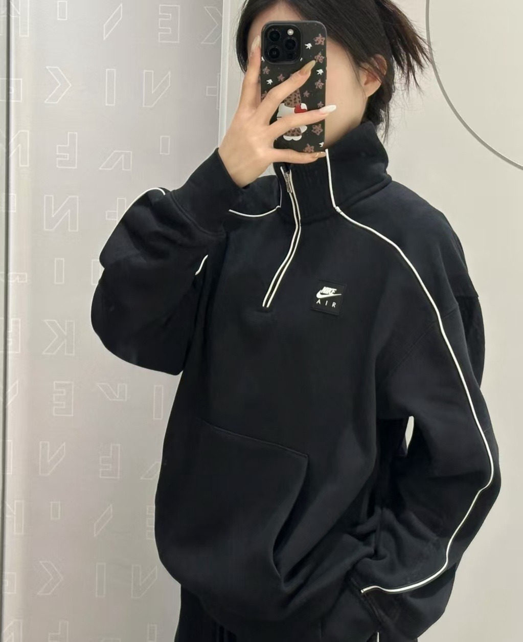 0402 NIKE 半拉鍊立領衛衣 5月頭