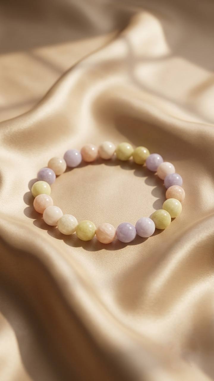 Morganite Crystal Bracelet 