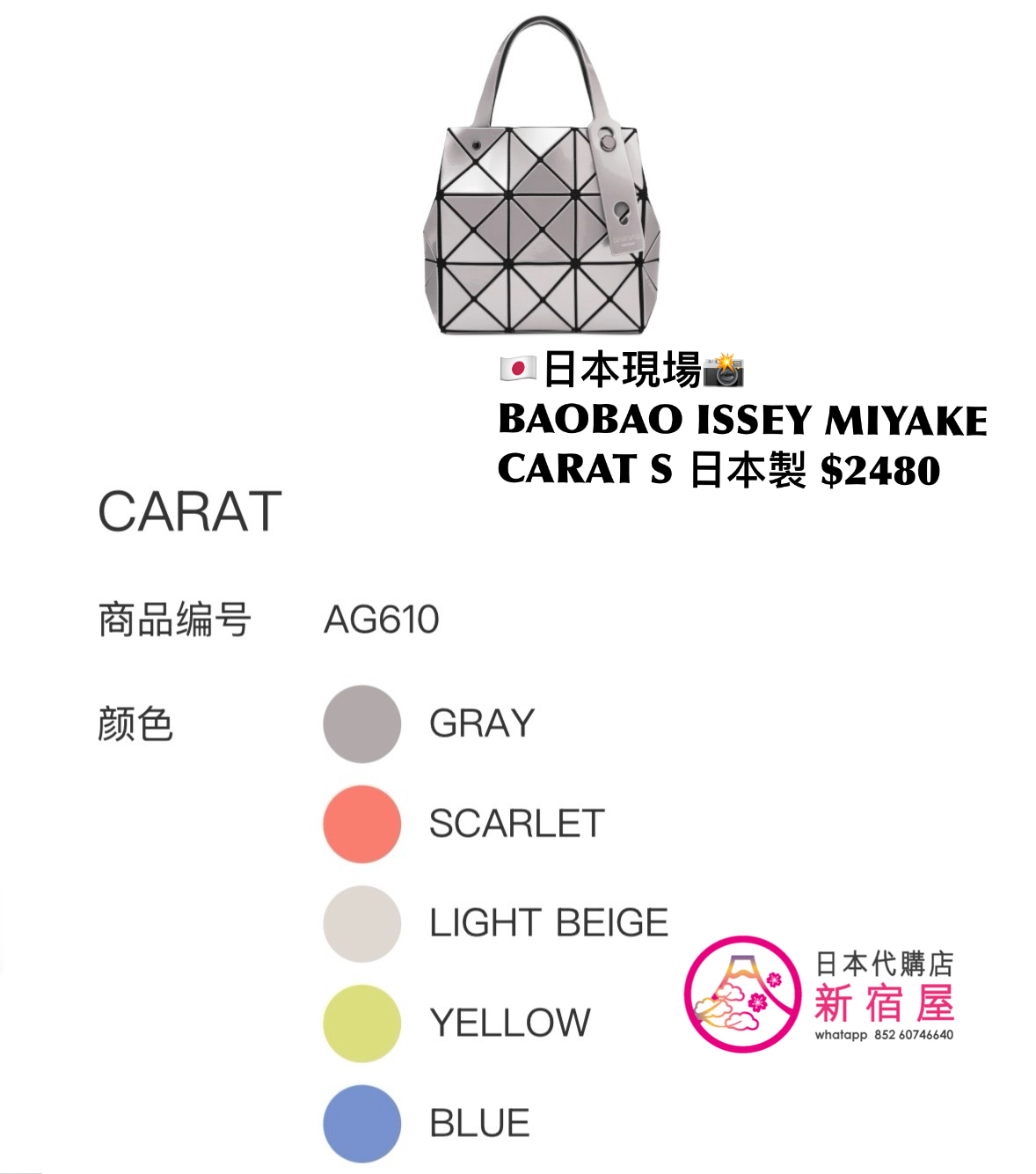 BAOBAO ISSEY MIYAKE CARAT S