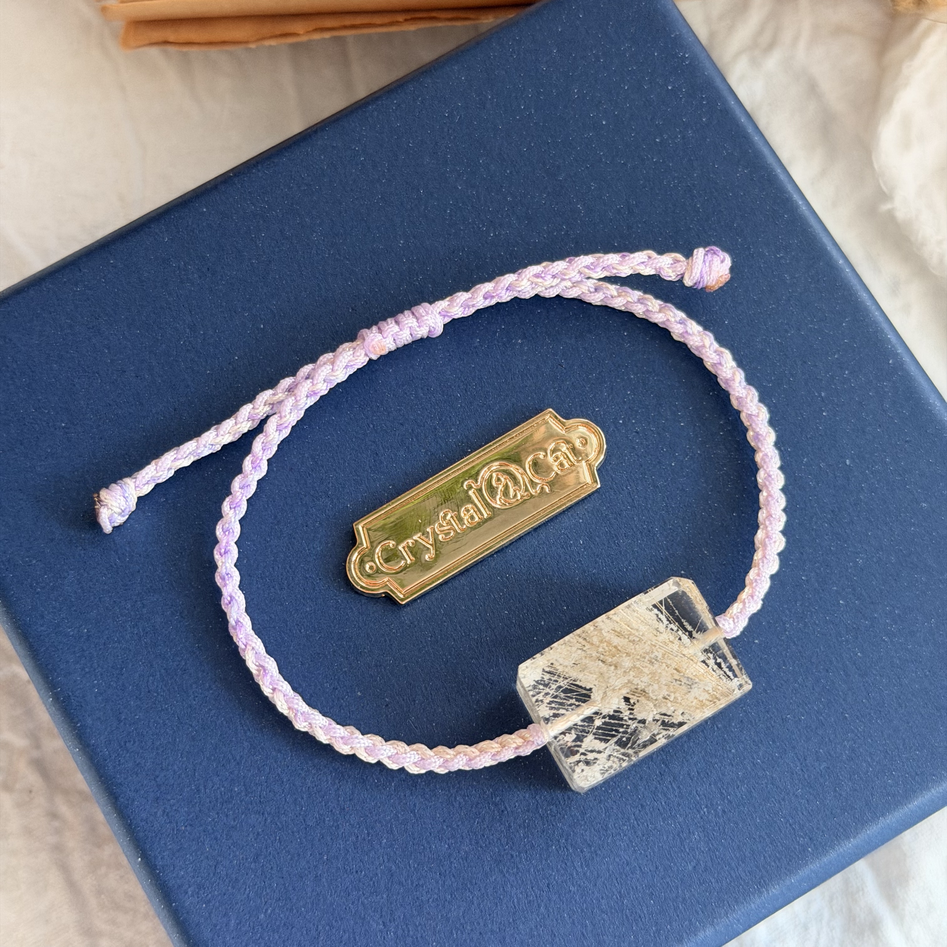 白幽靈方糖襯可調節手繩