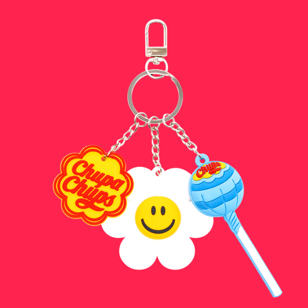 [Wiggle Wiggle x Chupa Chups] Soft Keyring