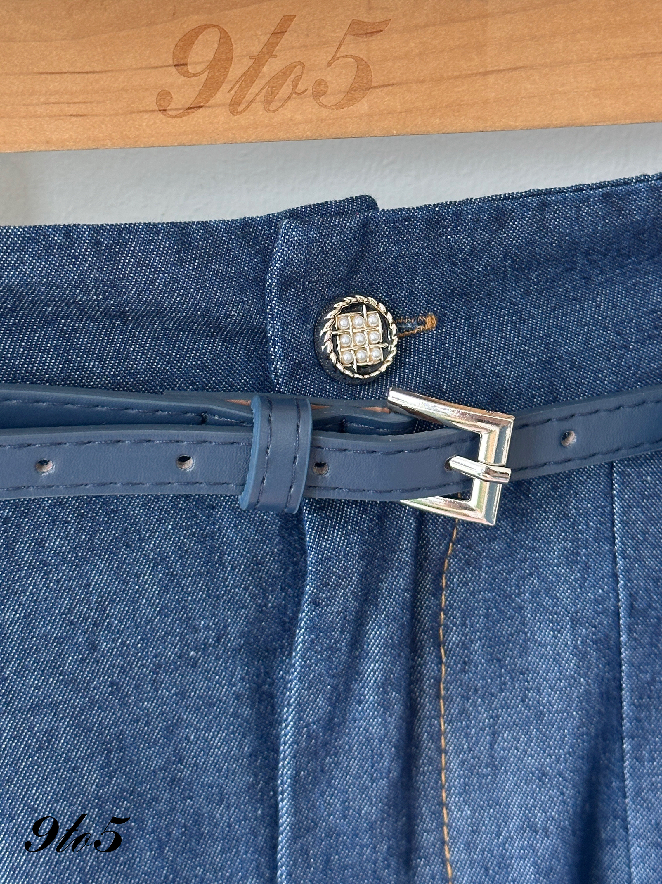 S1955 Short Denim Skirt - 3 Colors 
