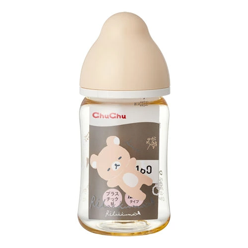 鬆弛熊日本製 ChuChu 鬆弛熊 Multi Fit PPSU 闊口奶樽 - 160mL及240mL兩款容量