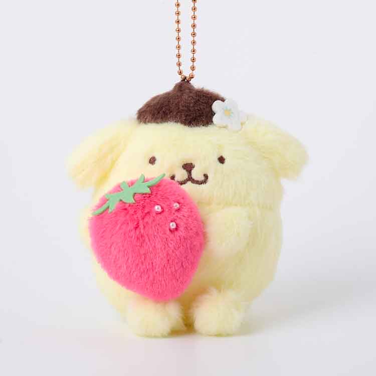 🎀【預訂】Pompompurin 草莓朋友系列公仔掛飾