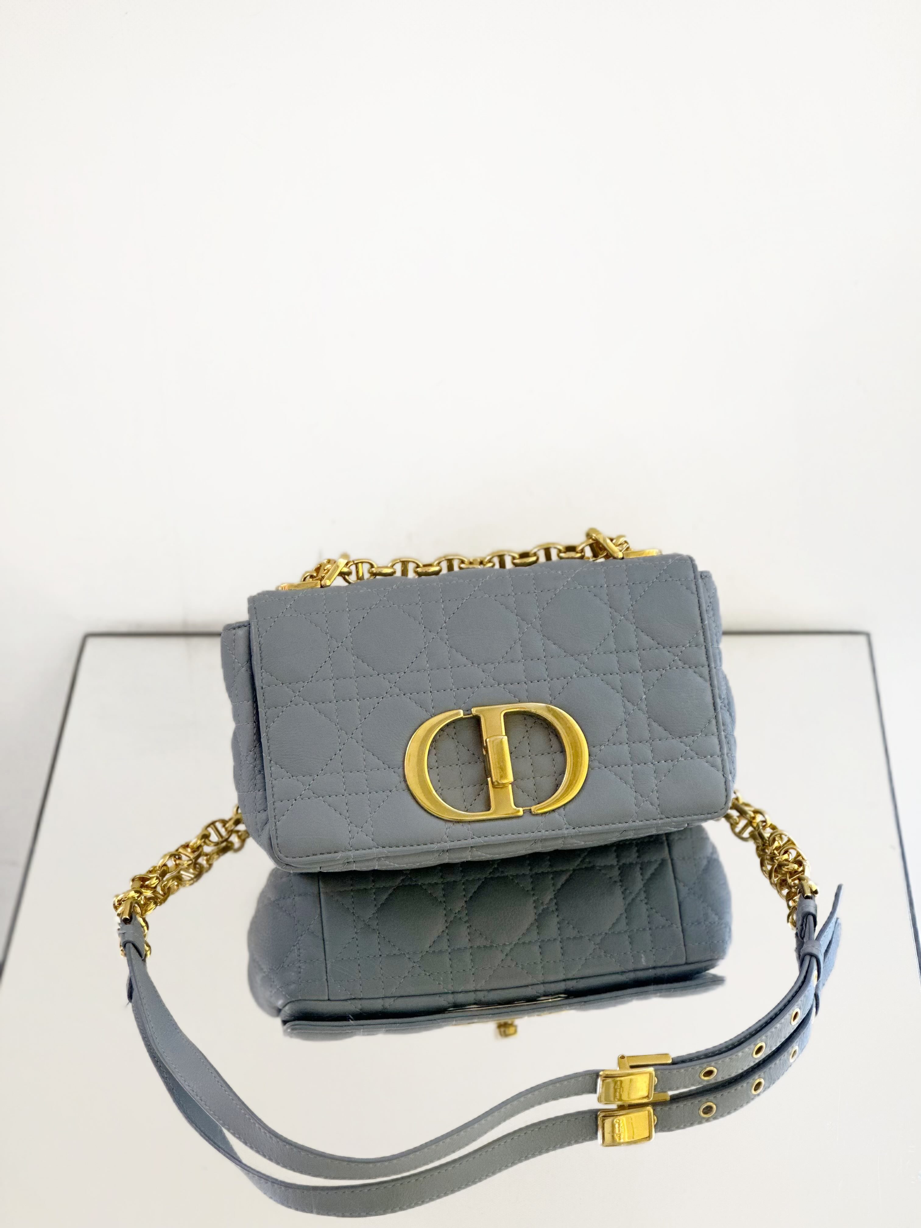 【預訂貨品】DIOR Miss Caro 霧霾藍腋下包 