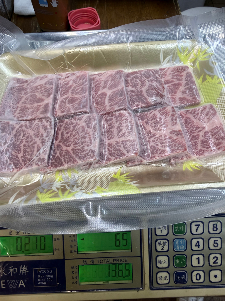 澳洲Sir Harry 甜橙和牛 Sir Harry Orange-Fed Australian Wagyu 牛頸脊 Chuck Tail Flat M4-5  1.13kg/件