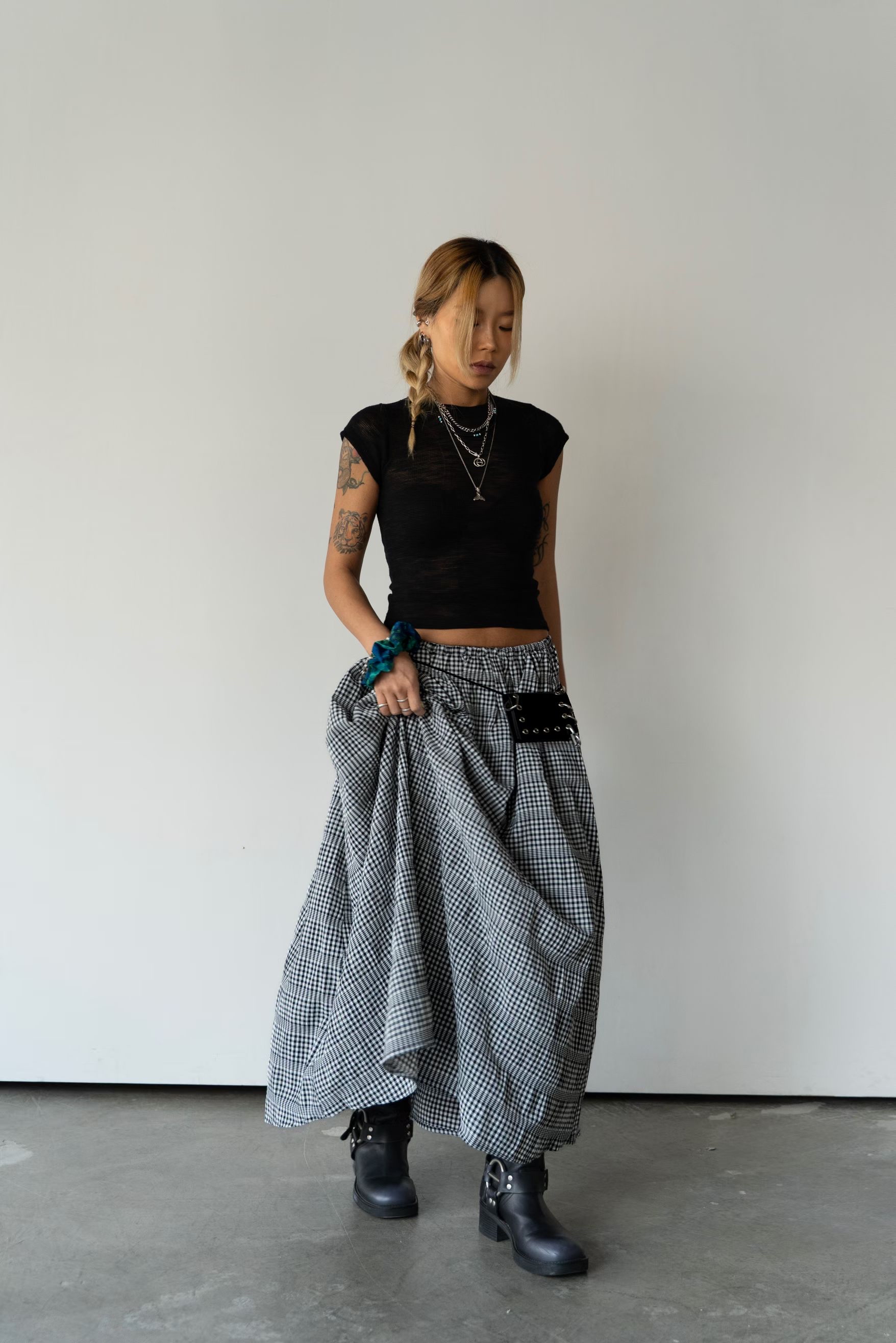 東大門女裝 | 格紋skirt