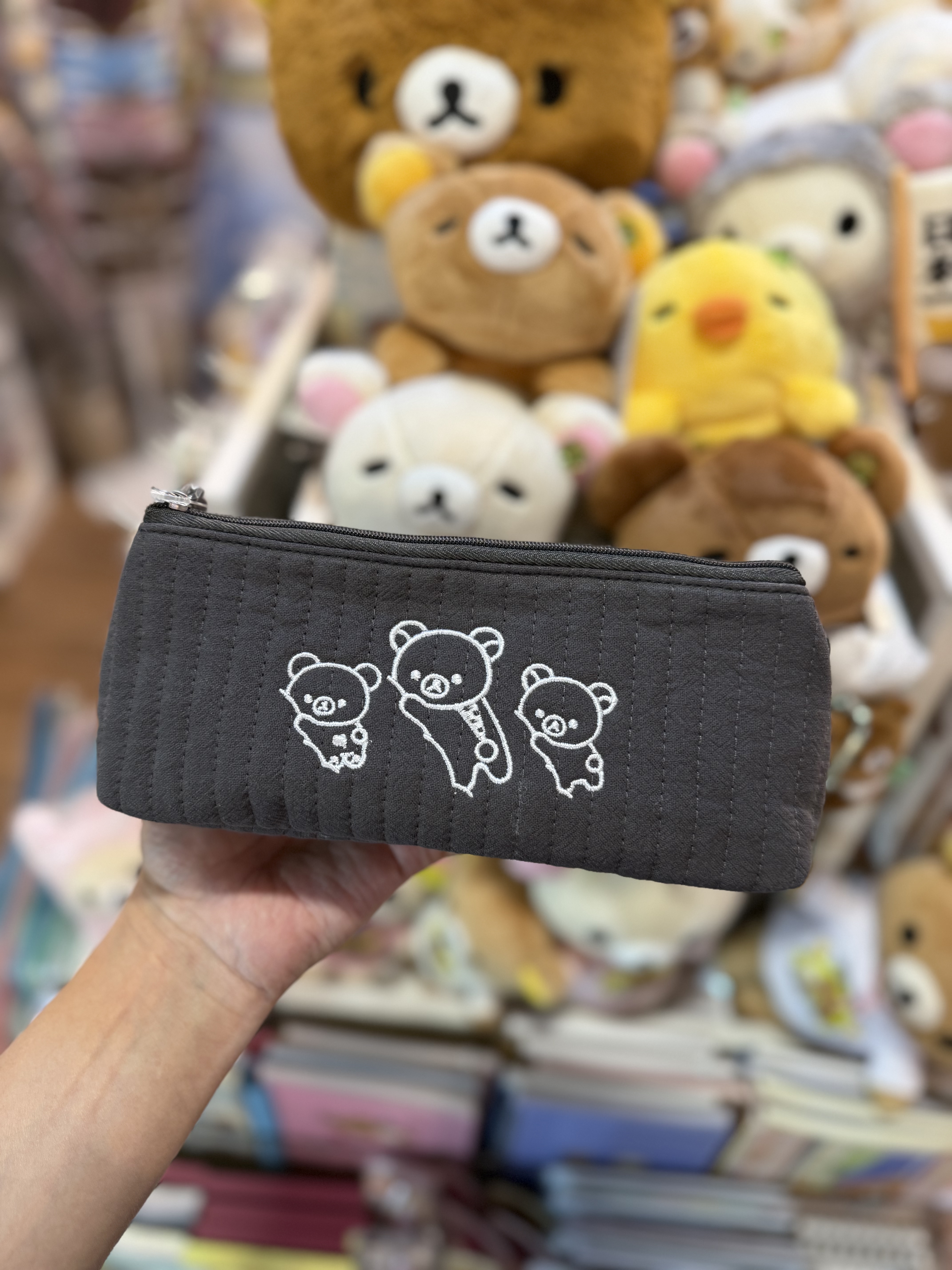 《現貨》全新Rilakkuma黑白造型筆袋