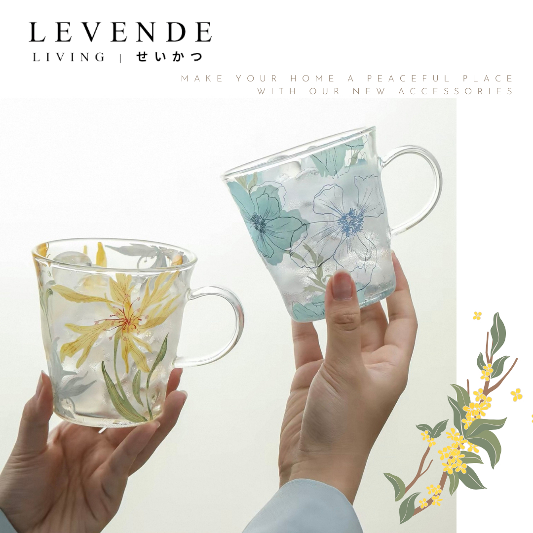 Levende 春日來信系列高硼硅耐熱玻璃杯