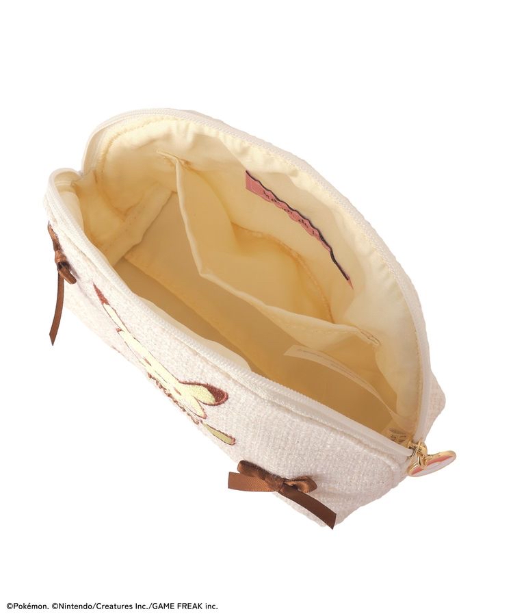 🎀【預訂】 PokePeace x Maison de FLEUR 圓形化妝包 - Pikachu