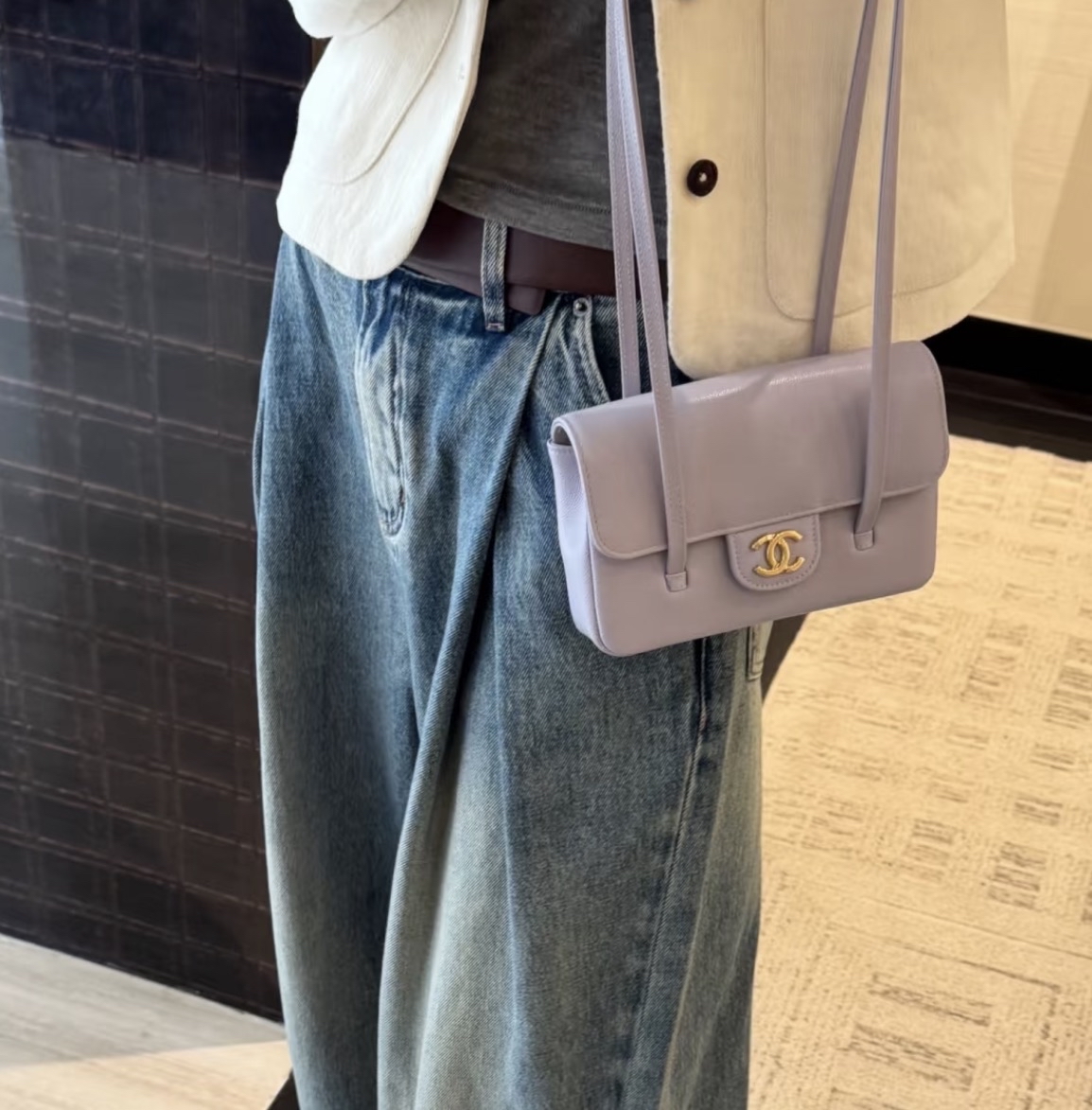 Chanel Preppy Coco Mini 17cm 紫色