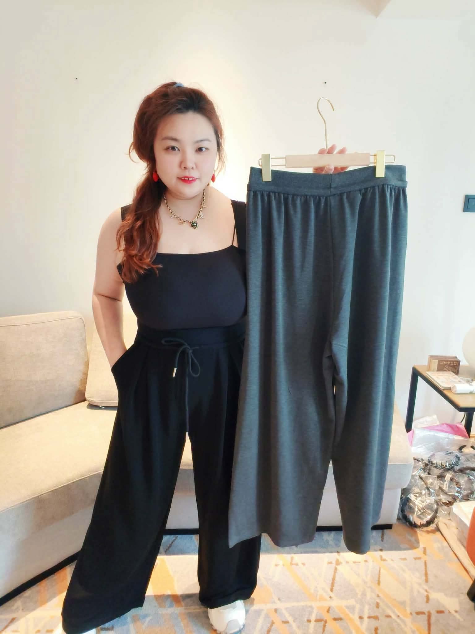 YPC05 81018 冰丝莫代尔直筒长裤