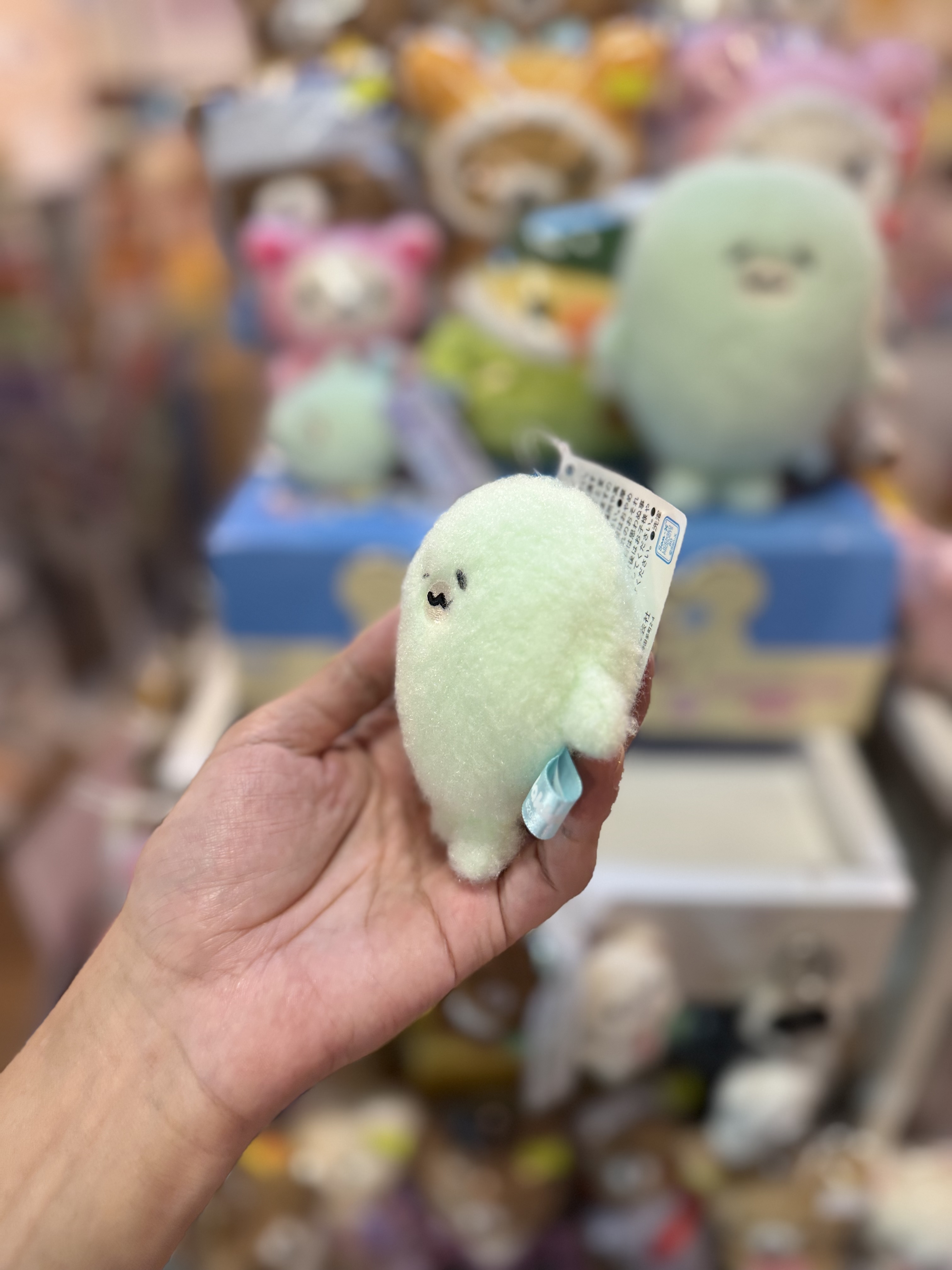 《現貨》全新Rilakkuma瓦瓦貓系列小海豹 手玉公仔。掛飾。公仔