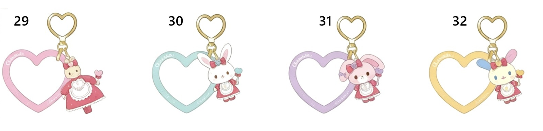 預訂 | Sanrio 2月 Cheeristails 女團系列公仔掛件/鑰匙扣