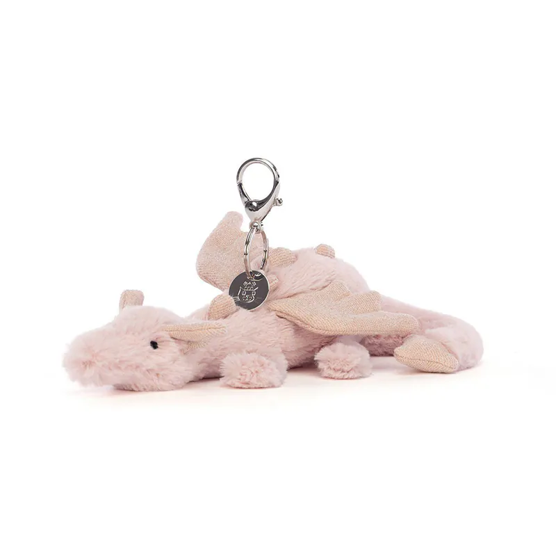 【英國】Jellycat Rose Dragon Bag Charm