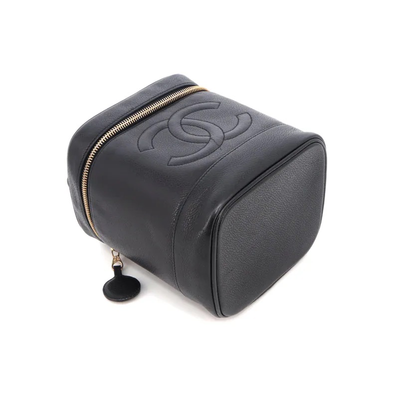 Chanel Black Caviar Vanity Bag