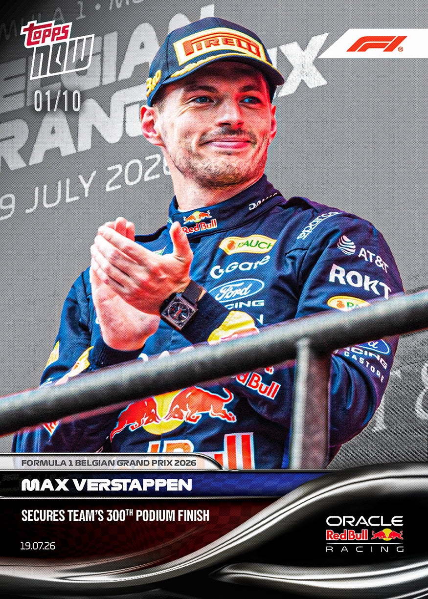 Max Verstappen - 2026 F1 Topps Now #49 Belgian GP 紀念卡【團購】