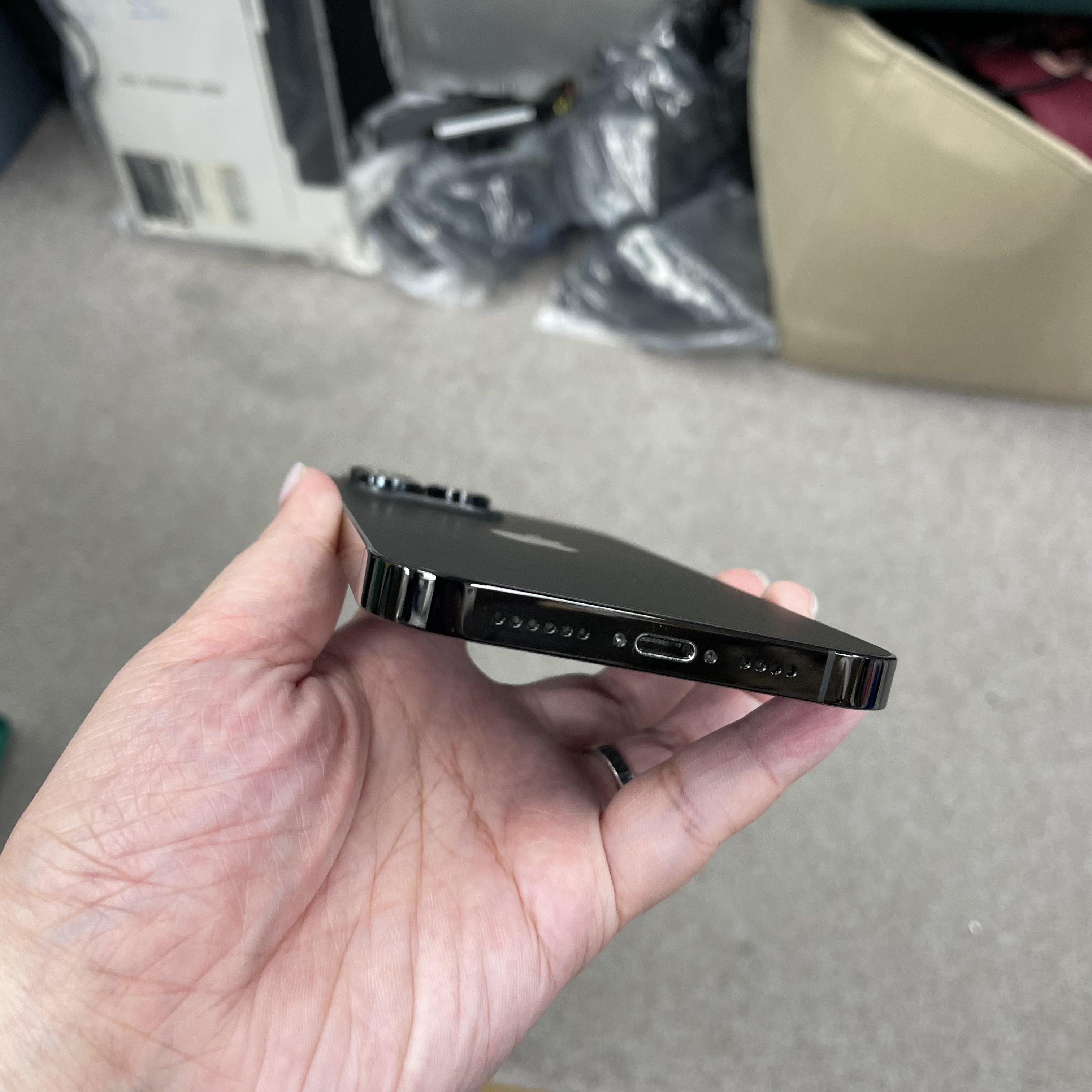 *6673 14 Pro max 完美機 256GB 電86 黑色 black