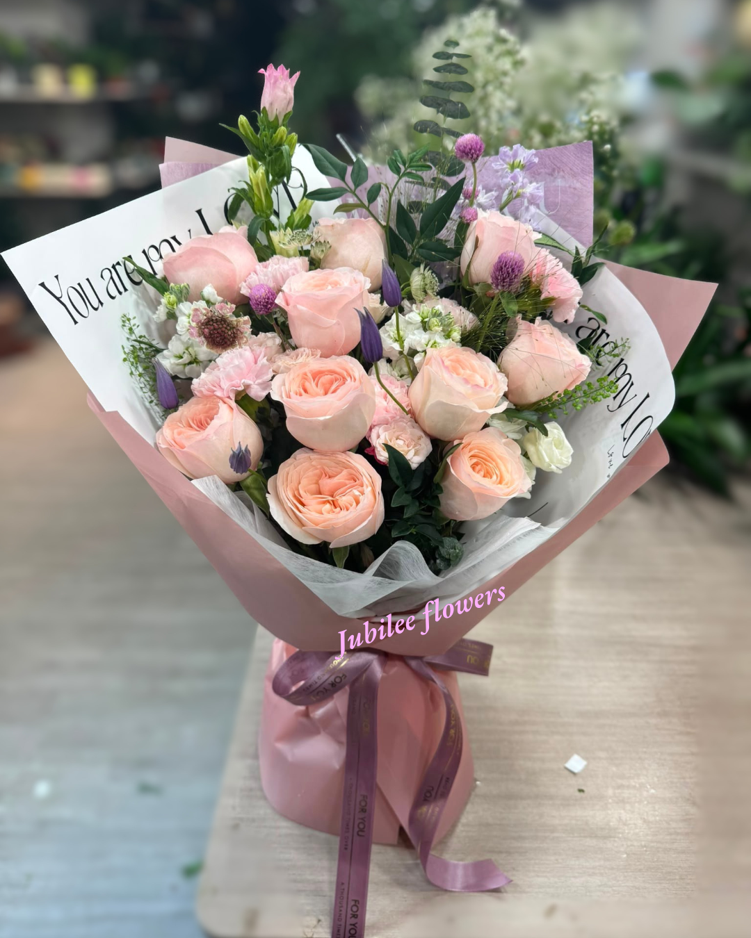 凱薩琳玫瑰花束