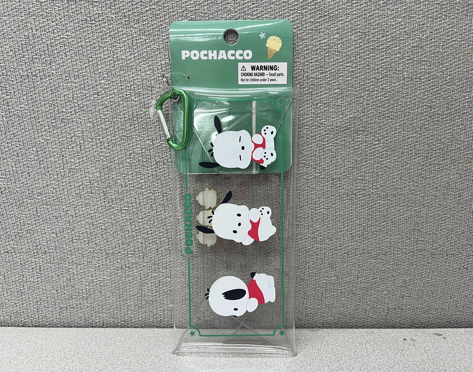 🎌日本直送🎌Sanrio 卡通 心形爬山扣連透明萬用袋
