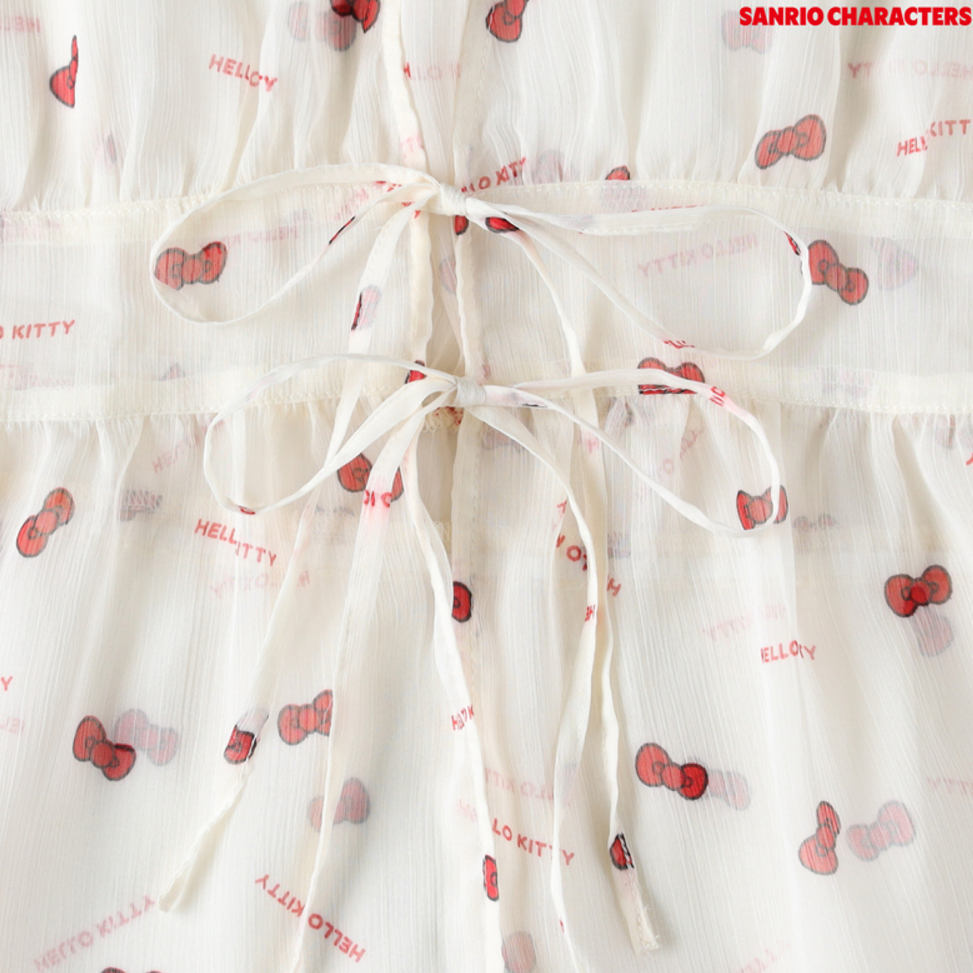 日本預訂📍日本Sanrio x Right On得意訓覺樣系列 - 半透背心