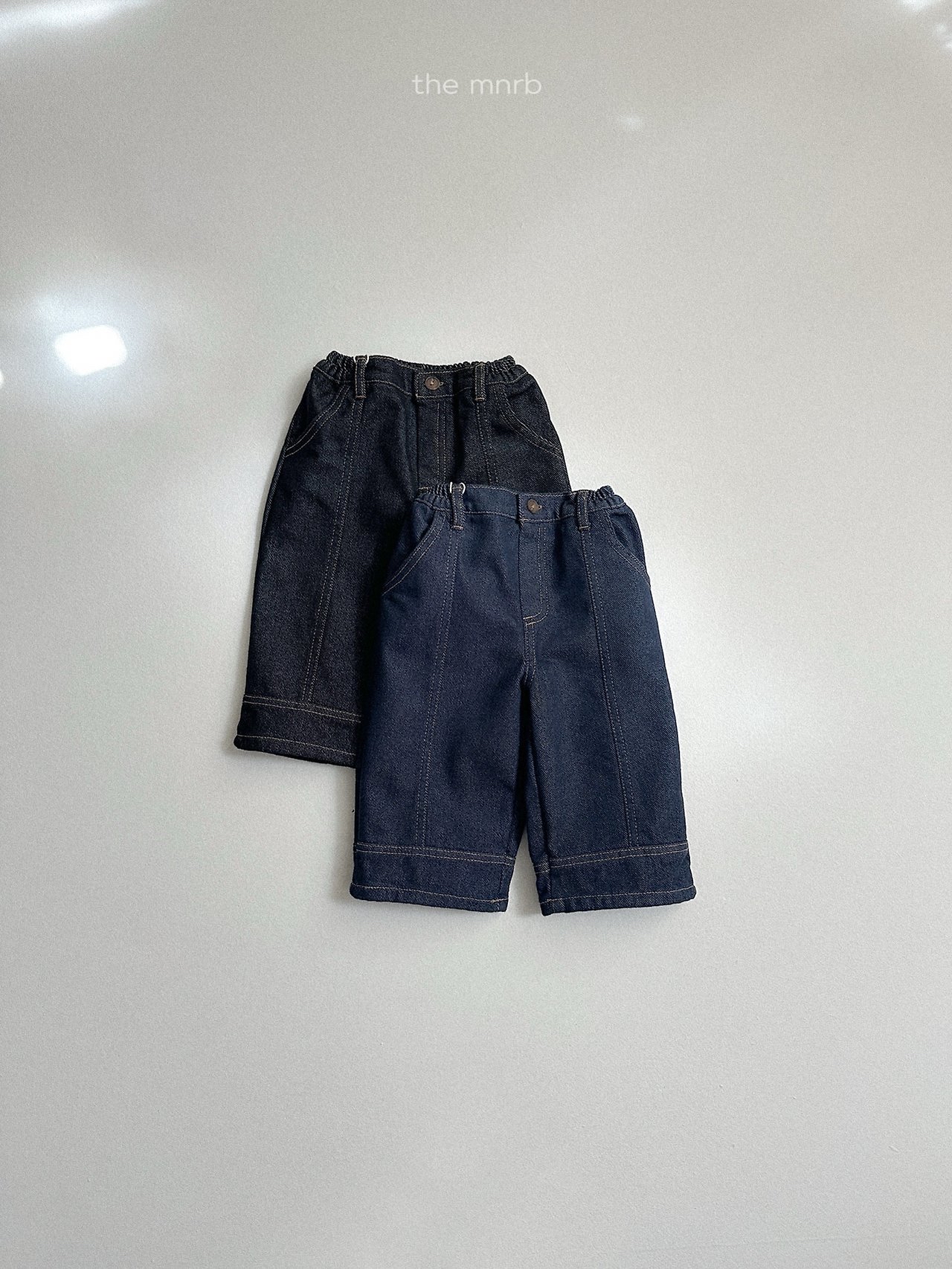Mnirobe |  Non-fade panel denim pants