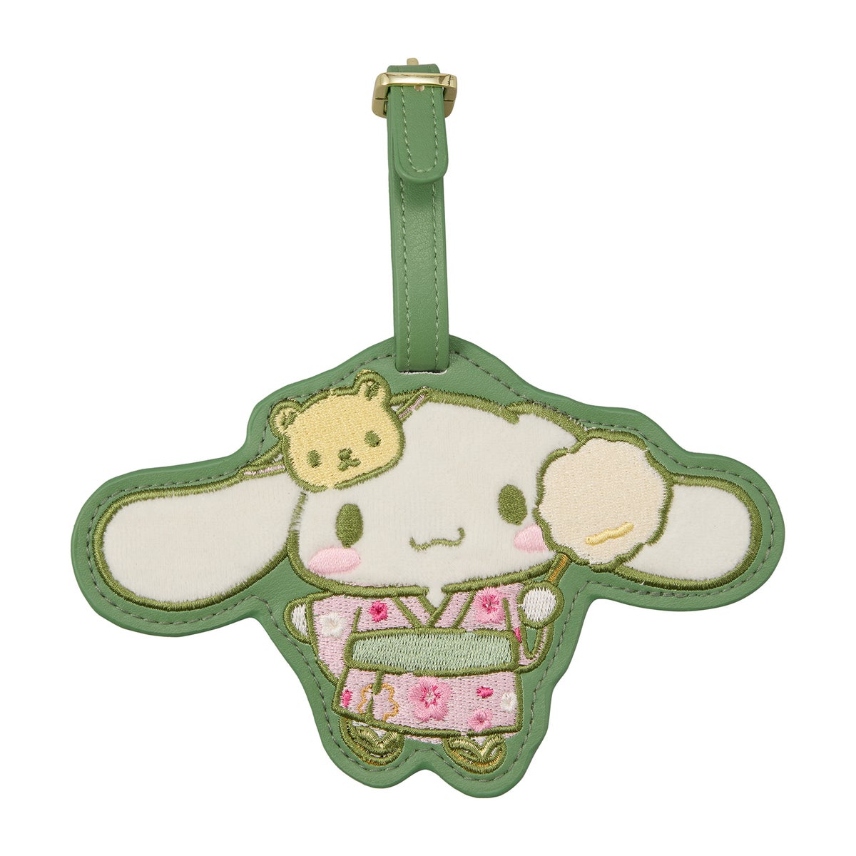 現貨｜Sanrio Cinnamoroll 玉桂狗 日版 抹茶系列 刺繡 行李牌 (SA46)