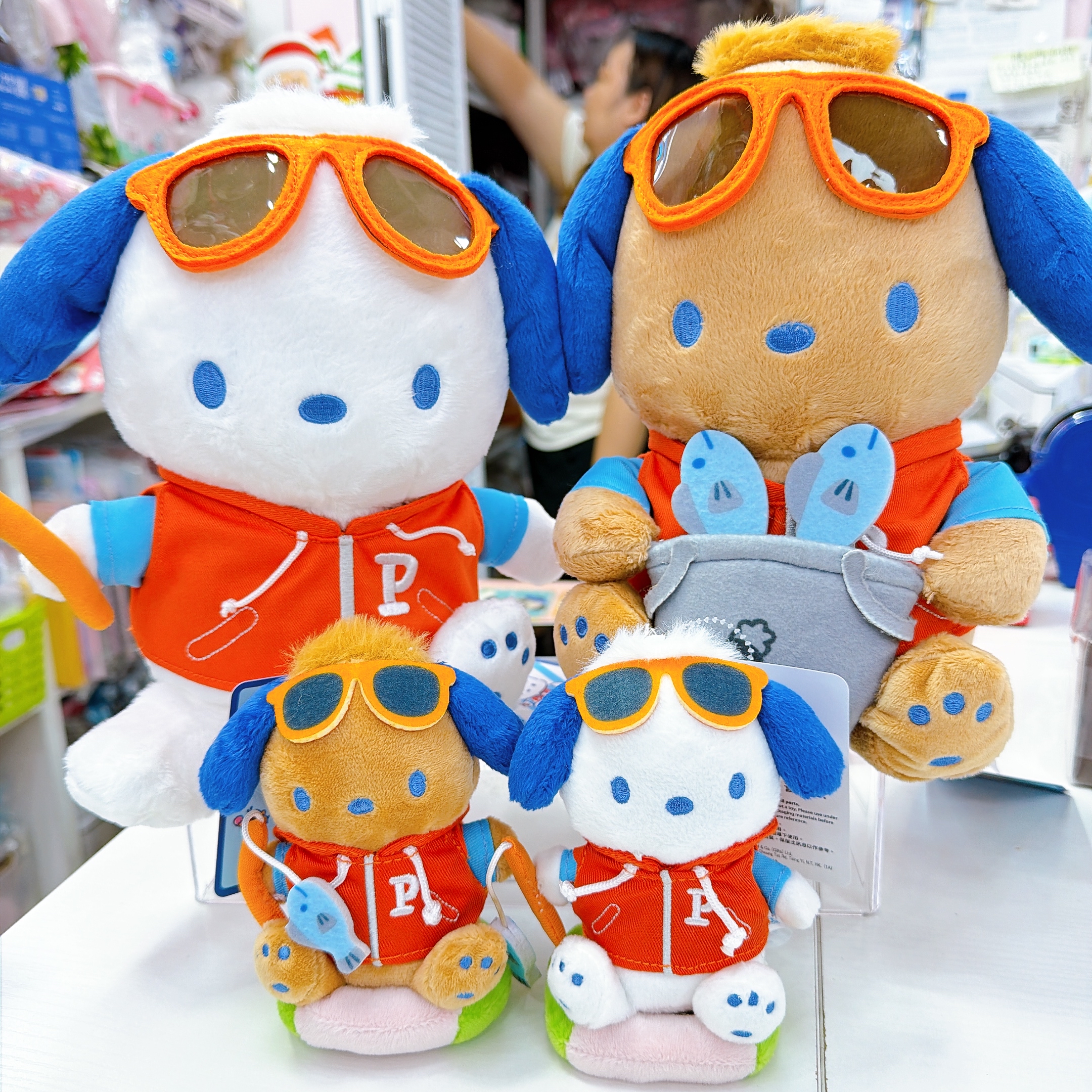  原裝行貨sanrio pc狗 釣魚系列  公仔/掛飾